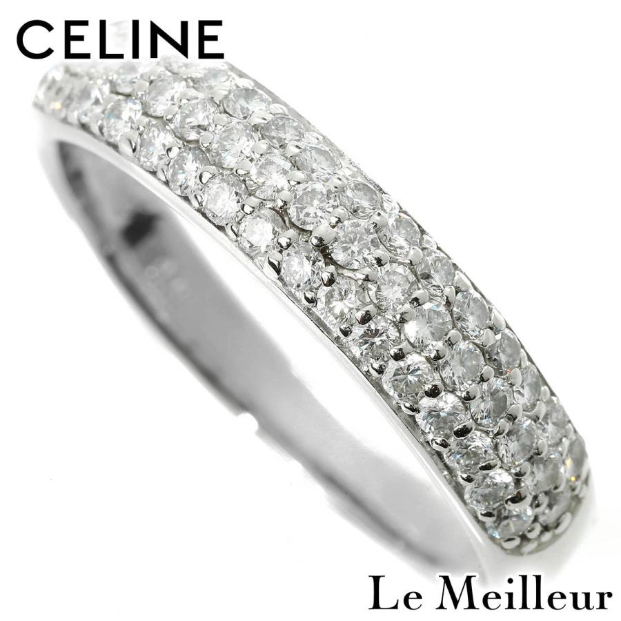 CELINE（セリーヌ） リング ダイヤモンド 0.76ct ルビー プラチナ 