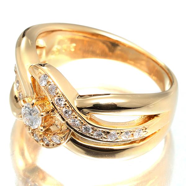TASAKI タサキ リング 指輪 ダイヤモンド 0.32ct K18 10号 中古  