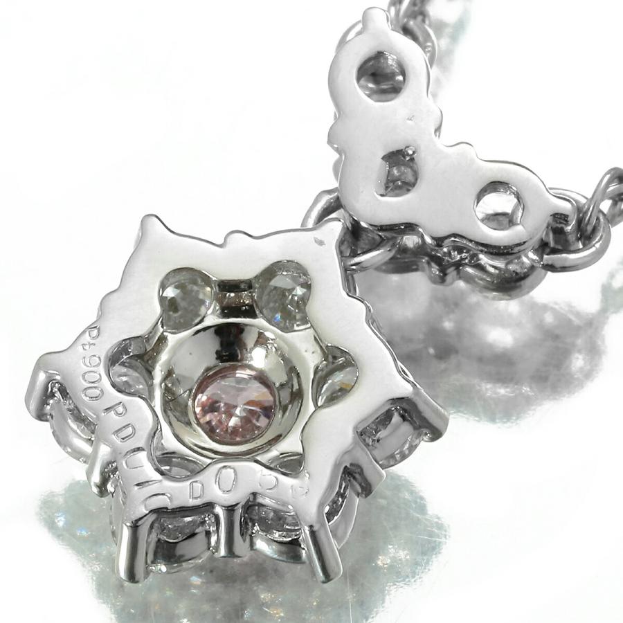 ピンクダイヤモンド FANCY PINKカラー SI1 ダイヤ 0.68ct プラチナ