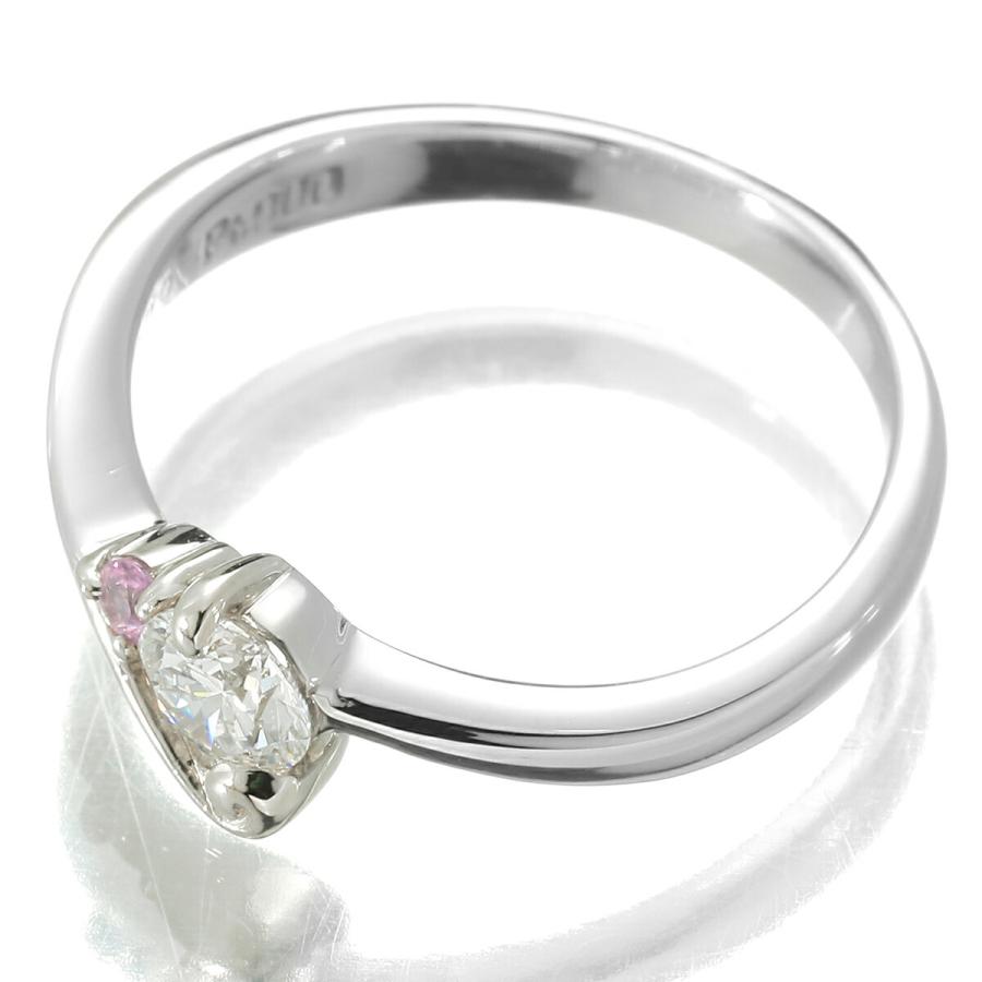 リング EXCELLENT SIクラス Eカラー 指輪 ダイヤモンド 0.209ct ピンク  