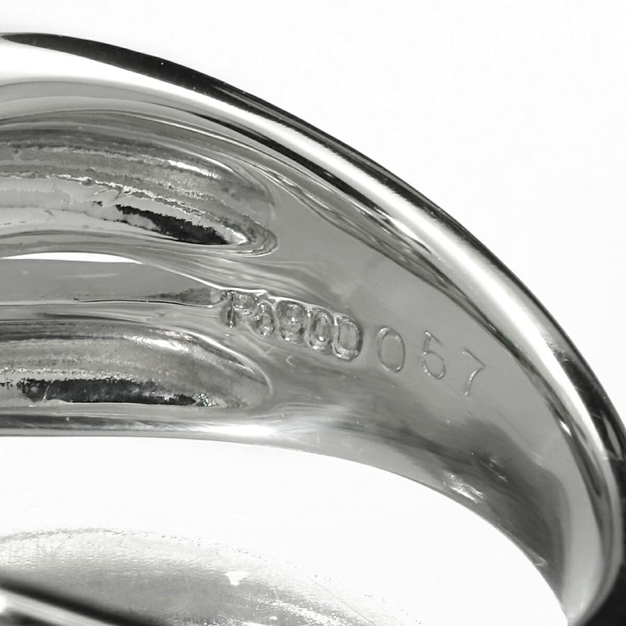 交差デザインリング 指輪 グロシュラライトガーネット 0.57ct  