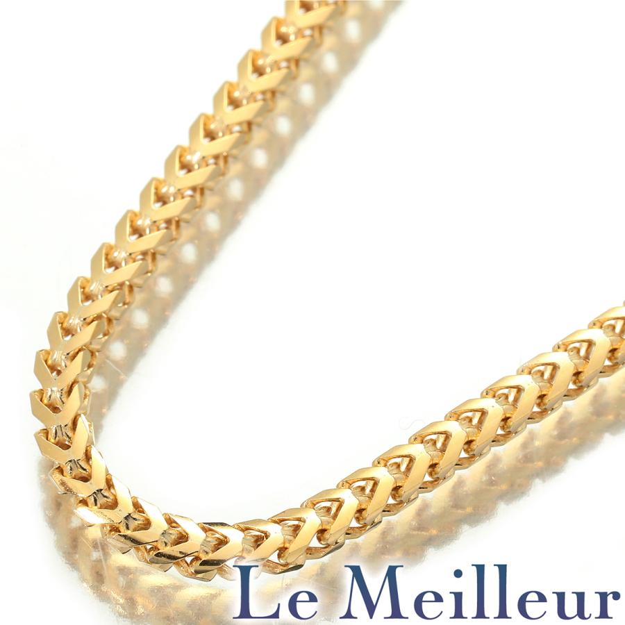 フランコチェーンネックレス K18 中古 プレラブド 返品OK : Le  