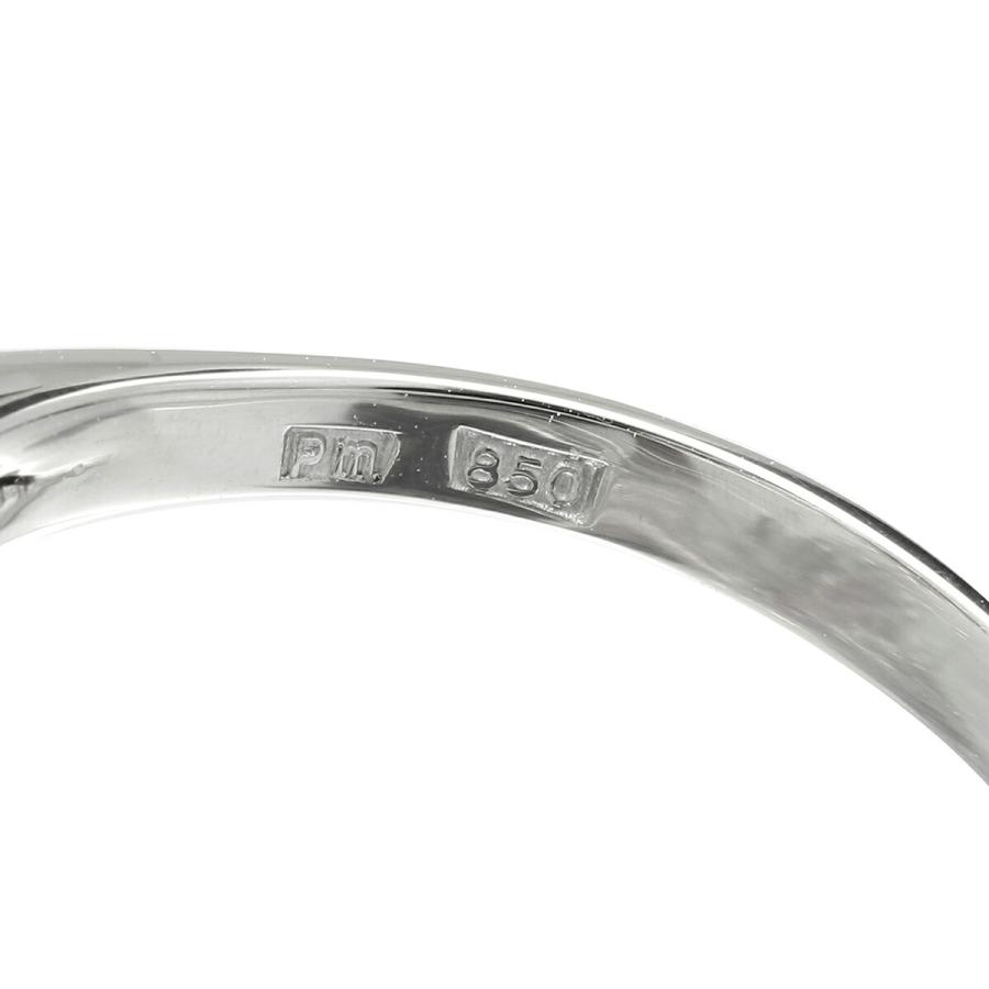 フラワーモチーフリング 指輪 ルビー 0.83ct ダイヤモンド Pt850 12号