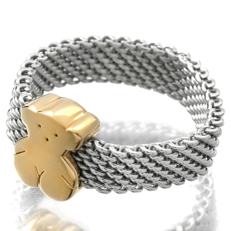 TOUS トウス スウィートドールズ くま リング 指輪 ステンレス 10号  