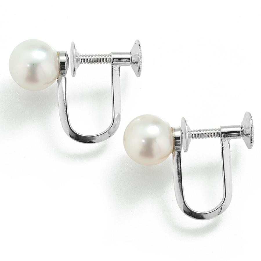 MIKIMOTO（ミキモト） パールイヤリング 真珠 7mm K14 MIKIMOTO 中古