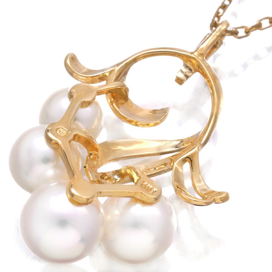 MIKIMOTO（ミキモト） 葡萄モチーフペンダントネックレス 真珠 5.2 