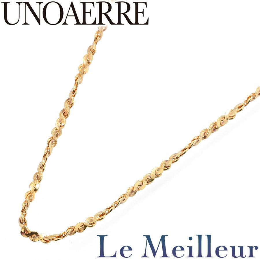 UNOAERRE（ウノアエレ） チェーンネックレス K18YG UNOAERRE 中古 返品 