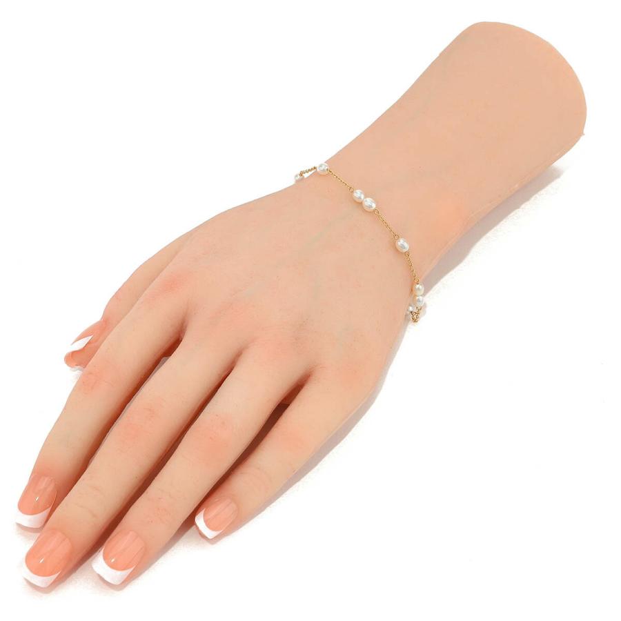 TASAKI（タサキ） パール ステーション ブレスレット 真珠 イエロー