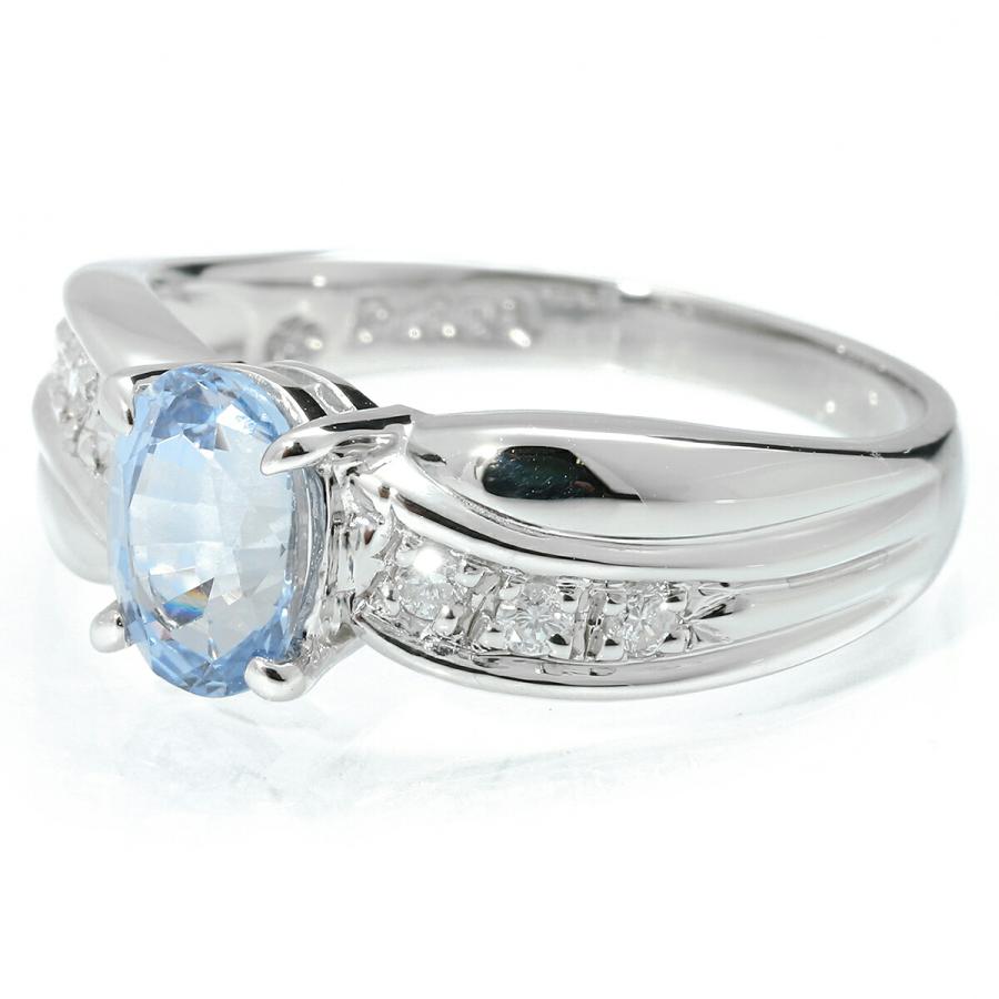 ジュエリーマキ リング 指輪 サファイア 1.18ct ダイヤモンド Pt850 12