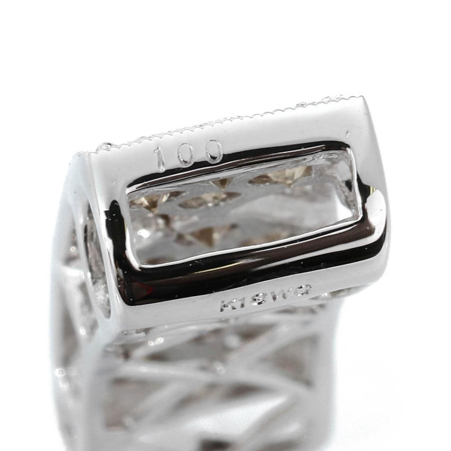 ブラウンダイヤ ペンダントトップ ダイヤモンド 1ct ホワイトゴールド 