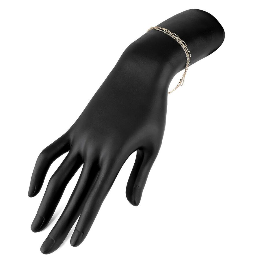 キャットバード 3連チェーンブレスレット K14 Catbird 中古 プレラブド  