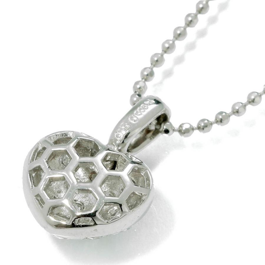 ダイヤモンド 0.50ct プラチナ Pt900 ハートモチーフペンダント 