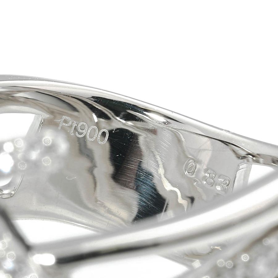 リング SIクラス 指輪 ダイヤモンド 0.83ct プラチナ Pt900 14号 中古 