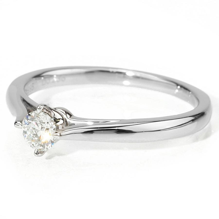 4℃（ヨンドシー） 1粒リング 指輪 ダイヤモンド 0.23ct プラチナ Pt995 