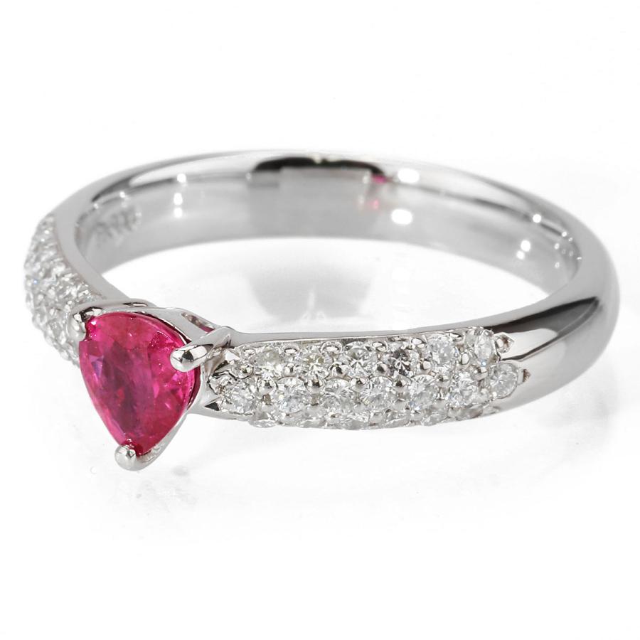 リング 指輪 ルビー 0.51ct ダイヤモンド 0.33ct プラチナ Pt900 13号 中古 返品OK_1