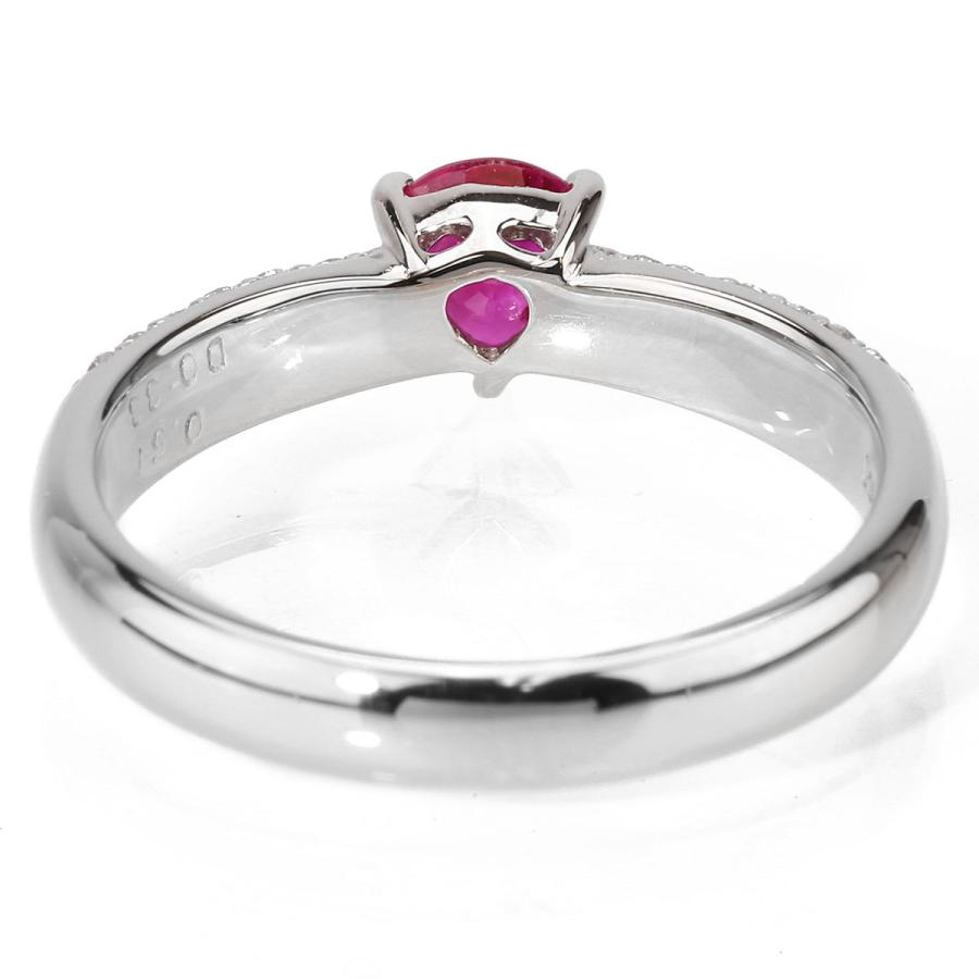 リング 指輪 ルビー 0.51ct ダイヤモンド 0.33ct プラチナ Pt900 13号 中古 返品OK_2