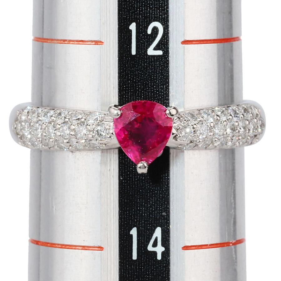 リング 指輪 ルビー 0.51ct ダイヤモンド 0.33ct プラチナ Pt900 13号 中古 返品OK_6