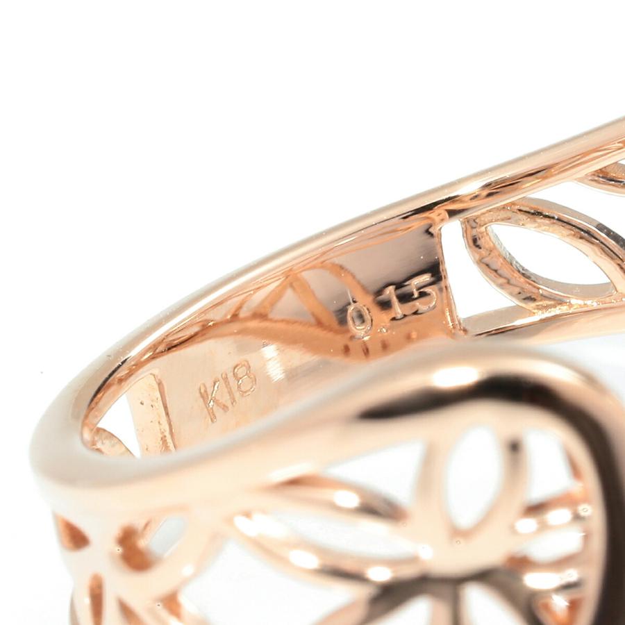 リング 指輪 ダイヤモンド K18 12号 中古 プレラブド 返品OK : Le