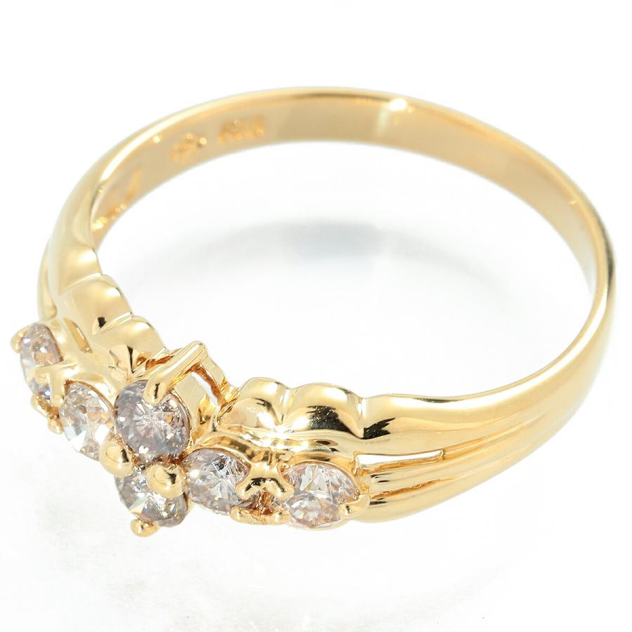 ジュエリーマキ クロスデザインリング 指輪 ダイヤモンド 0.53ct