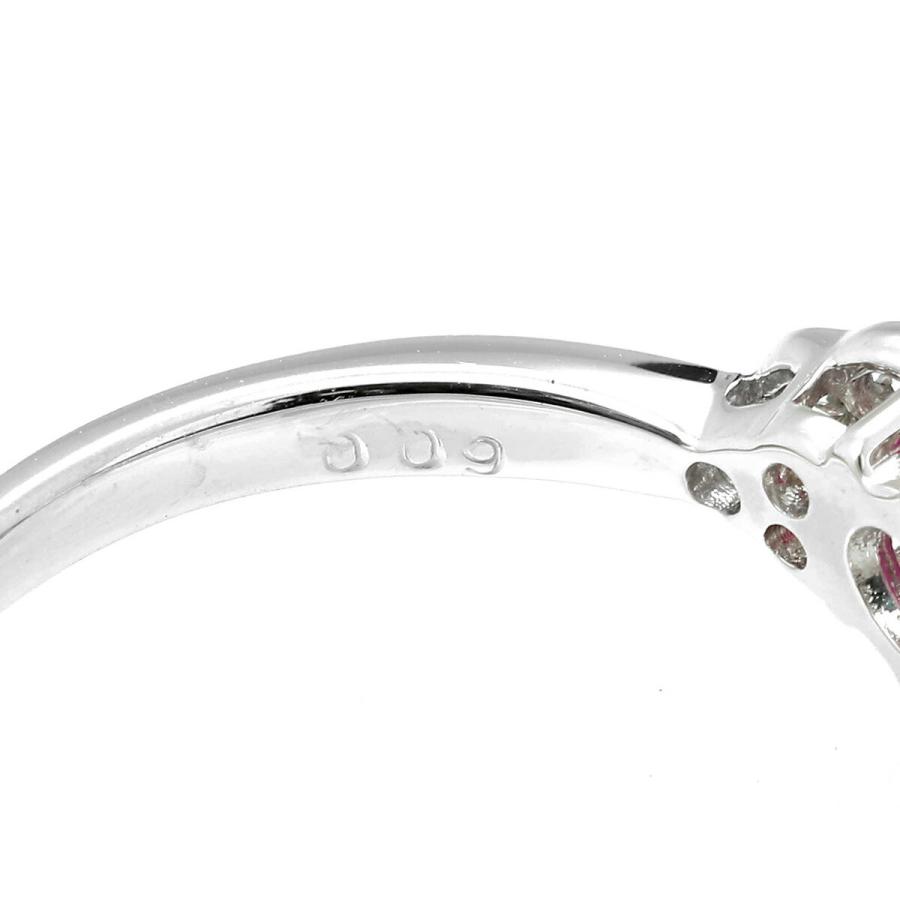 ルビー ダイヤモンド プラチナ リング ルビー 0.62ct ダイヤモンド プラチナ Pt900 リング 12号 指輪 新品