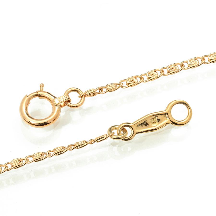 MIKIMOTO K18YGネックレスチェーン MIKIMOTO ミキモト チェーン 42cm ネックレス K18ピンクゴールド