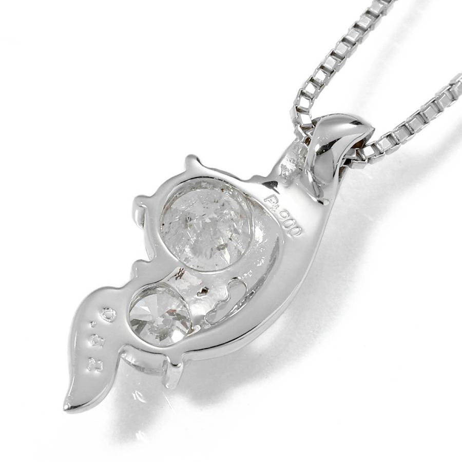 ペンダントネックレス ダイヤモンド 0.52ct プラチナ Pt900 中古 返品 