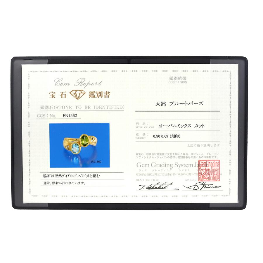 ジュエリーマキ Jewelry MAKI リング ブルートパーズ 0.9ct