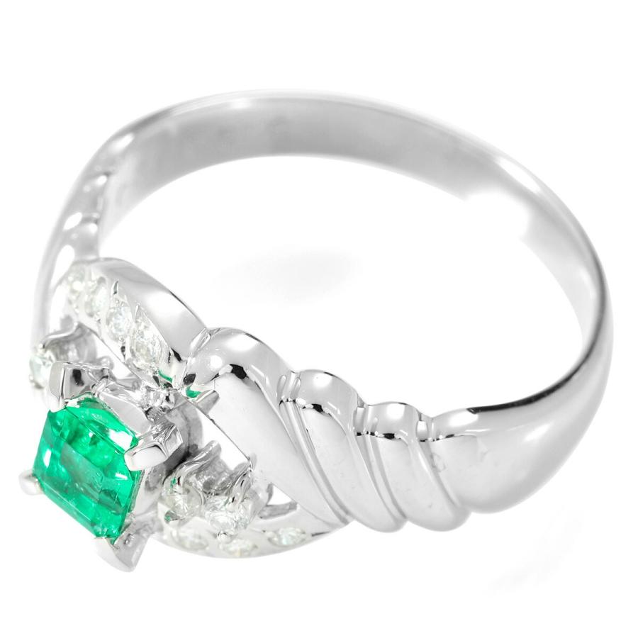 ジュエリーマキ Jewelry MAKI リング エメラルド 0.31ct プラチナ