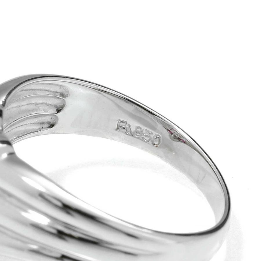 指輪　ルビー　ダイヤモンド　12号　Pt850 リング 指輪 ルビー 0.37ct ダイヤモンド プラチナ Pt850 12号 中古