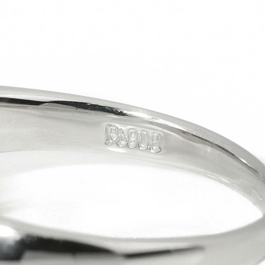 ルビー 0.4ct ダイヤモンド プラチナ Pt900 リング 11号 指輪 新品仕上