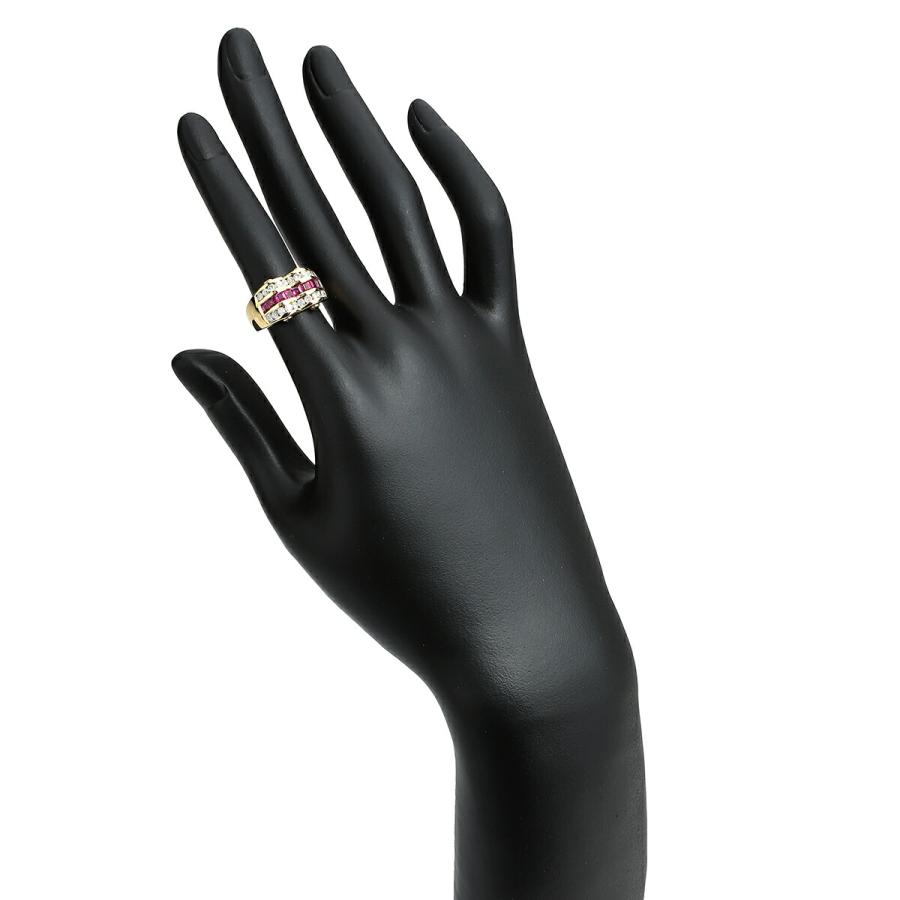 ジュエリーマキ ボリュームデザイン リング 指輪 ルビー 0.84ct