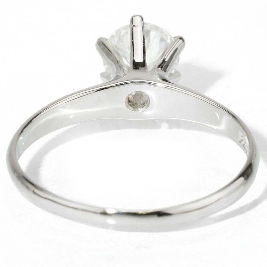 ダイヤモンド 0.84ct プラチナ Pt900 ソリティアリング GOOD VVS2