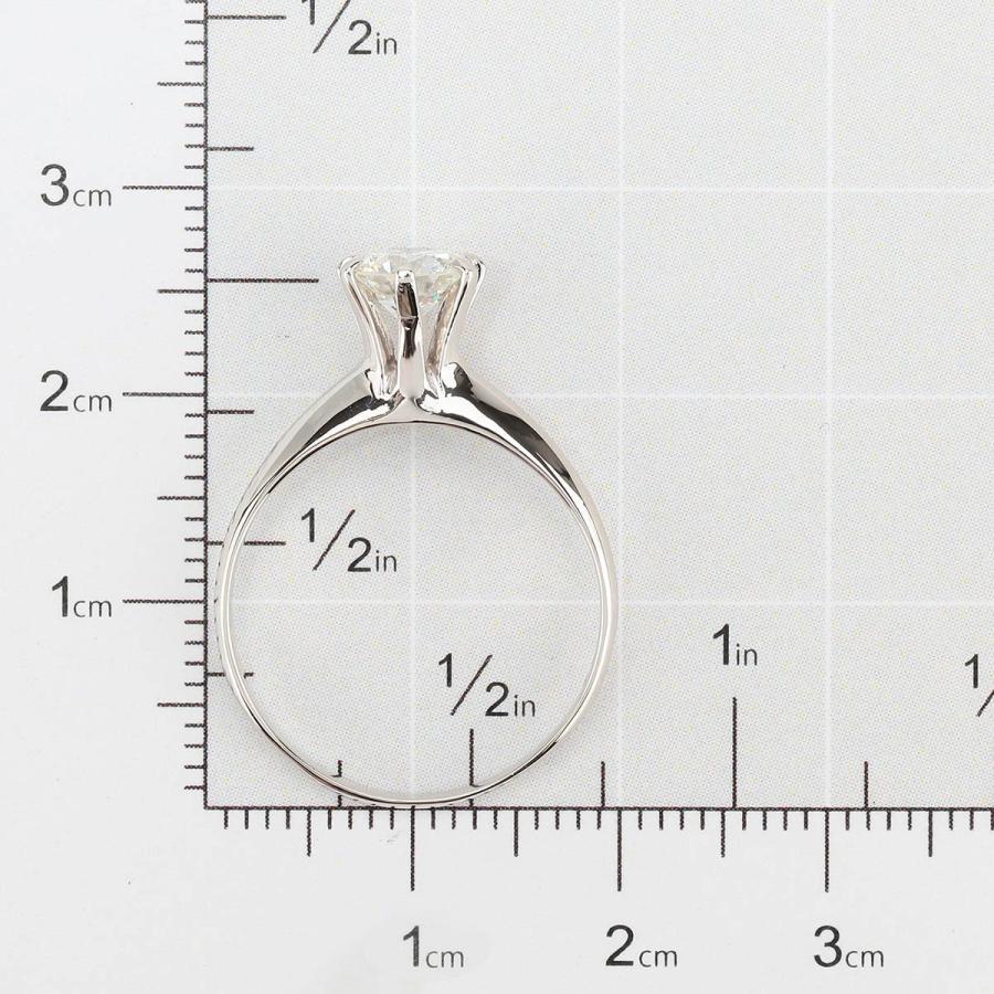 ダイヤモンド 0.84ct プラチナ Pt900 ソリティアリング GOOD VVS2