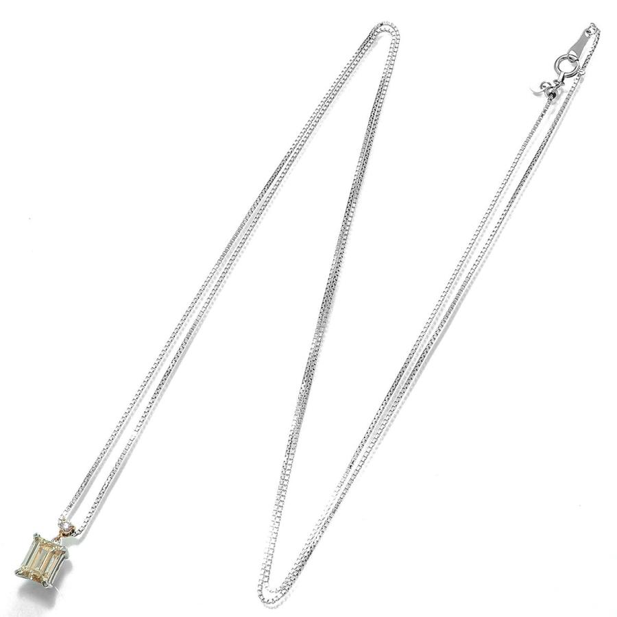Pt900 天然ダイヤモンド 0.378ct ペンダントトップ 約1.6g ブラウン 