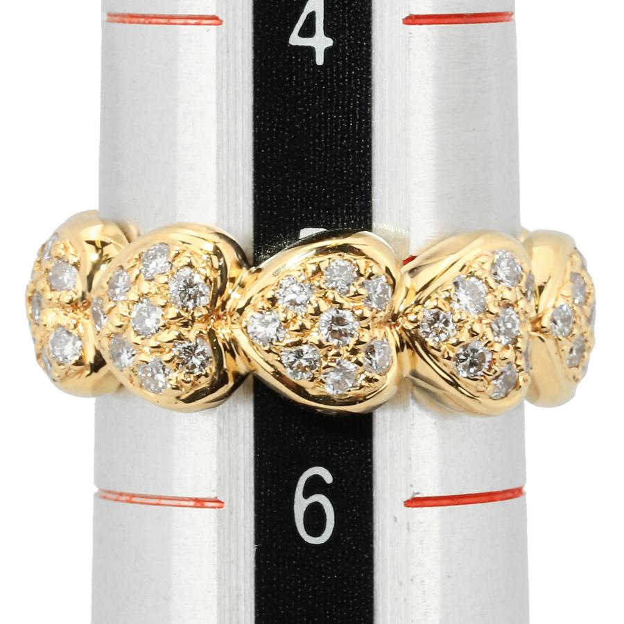 Ponte Vecchio K18PG ダイヤモンドピンキーリング　6号 Ponte Vecchio（ポンテヴェキオ） ハートモチーフピンキーリング 指輪