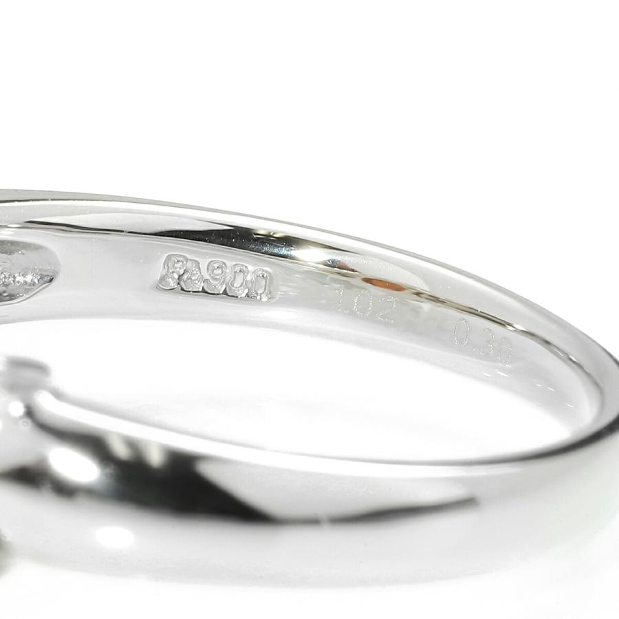 リング 指輪 ブラックオパール 1.02ct ダイヤモンド 0.30ct プラチナ 
