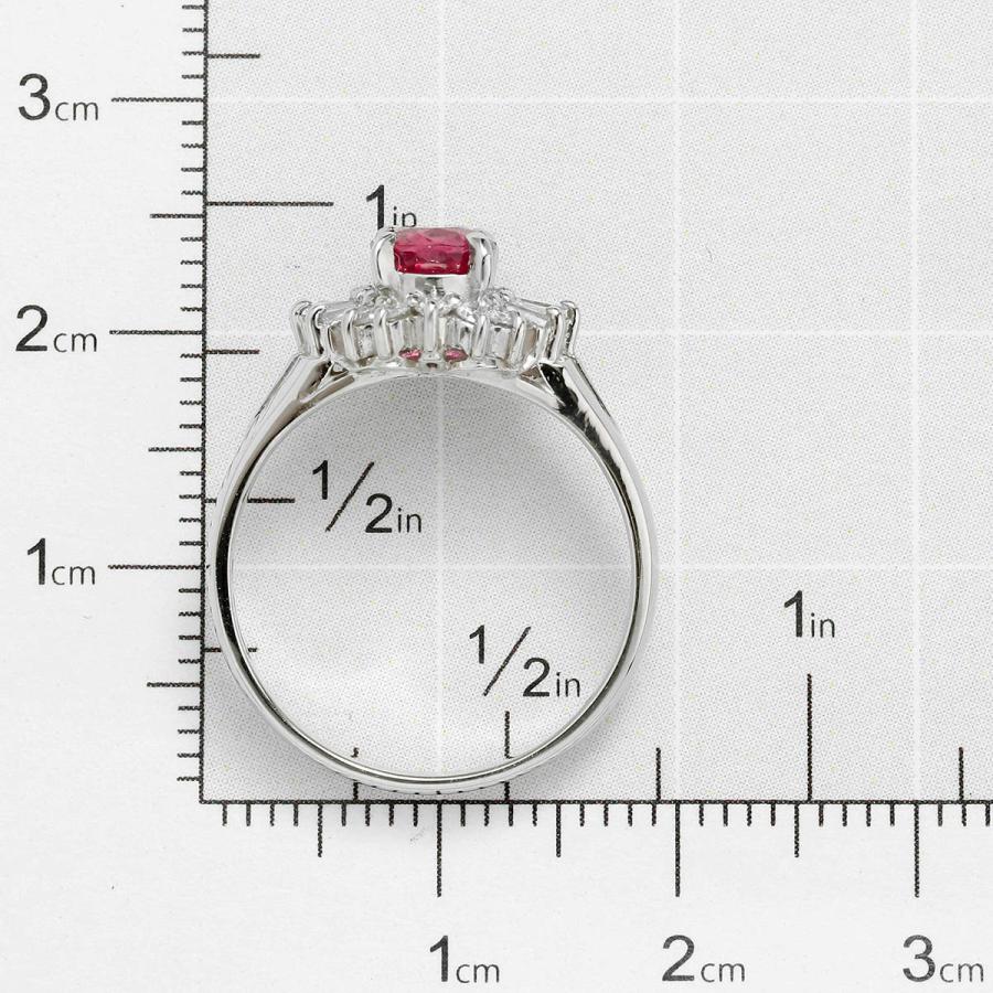 ジュエリーマキ リング 指輪 ルビー 0.91ct ダイヤモンド 0.25ct