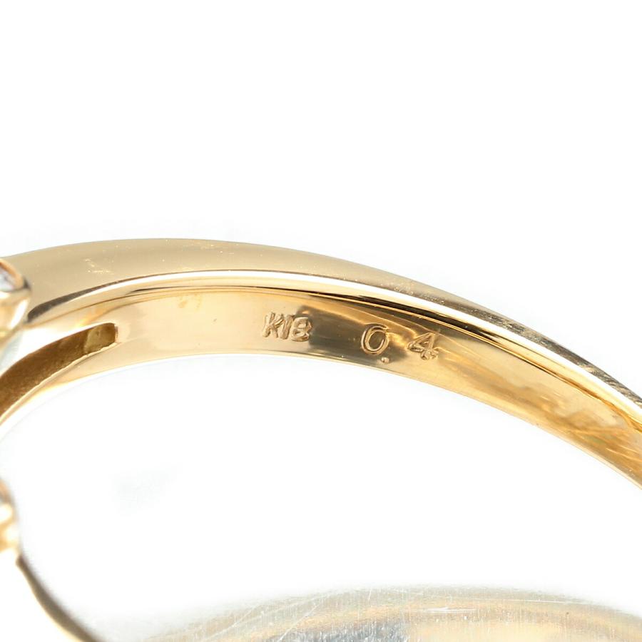 コルロフ ヘイローデザインリング 指輪 エメラルド 0.4ct ダイヤモンド  