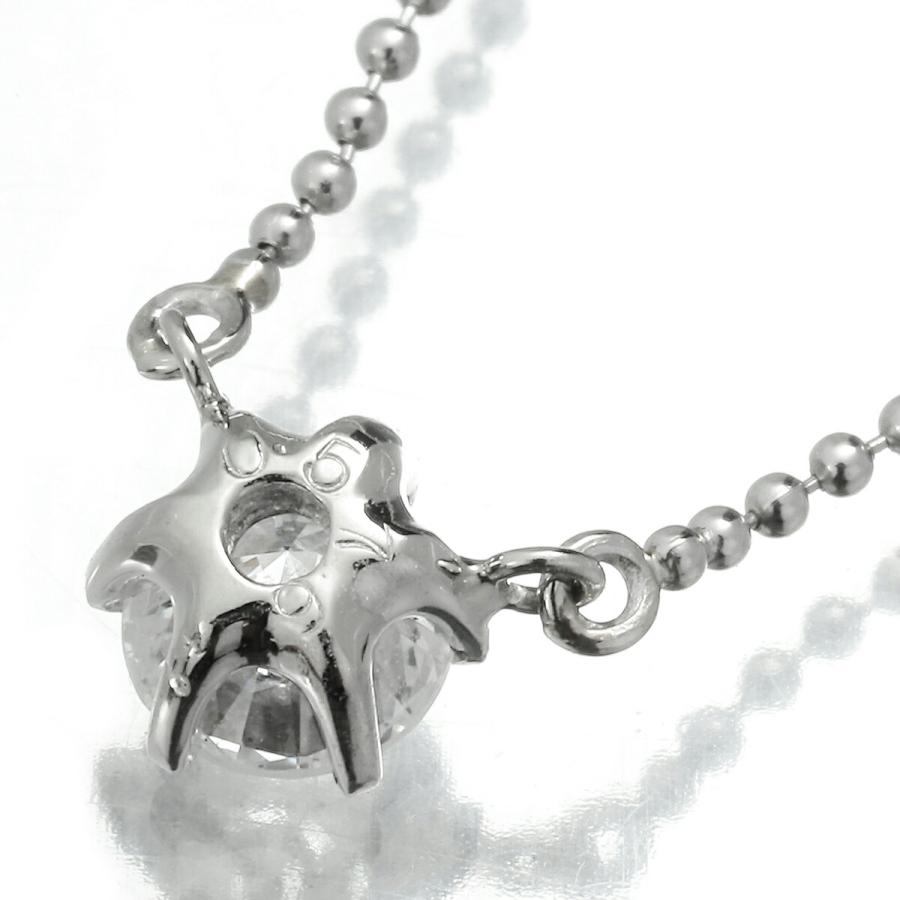 ネックレス 1P SIクラス ダイヤモンド 0.576ct Pt850 中古 プレラブド  