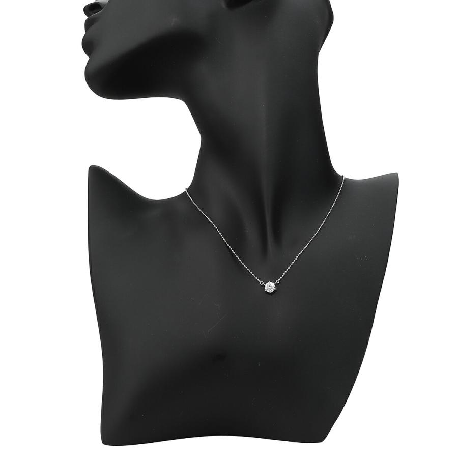 ネックレス 1P SIクラス ダイヤモンド 0.576ct Pt850 中古 プレラブド 