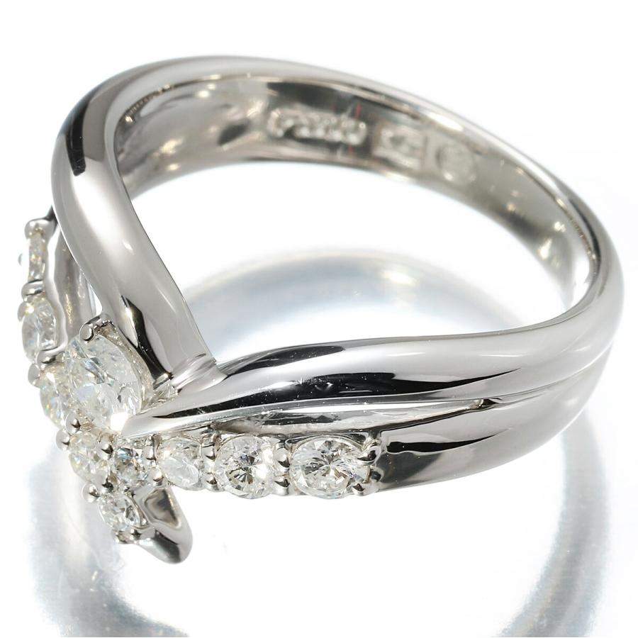 三越 リング 指輪 ダイヤモンド 0.60ct プラチナ Pt900 10号