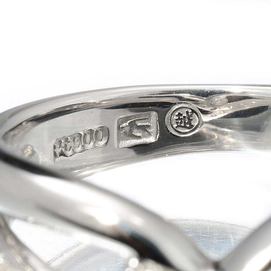 三越 リング 指輪 ダイヤモンド 0.60ct プラチナ Pt900 10号