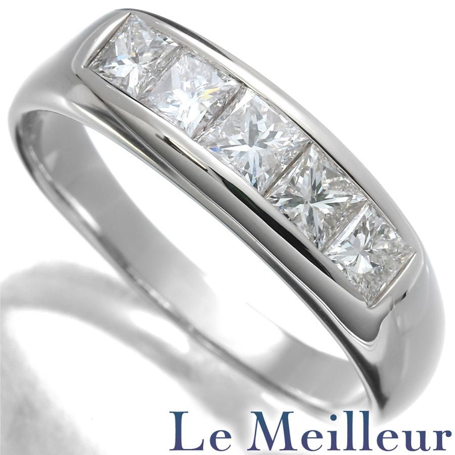 リング 指輪 ダイヤモンド 1.03ct Pt900 17号 中古 プレラブド 返品OK  