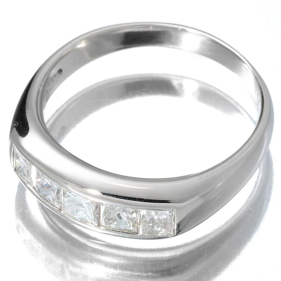 リング 指輪 ダイヤモンド 1.03ct Pt900 17号 中古 プレラブド 返品OK  