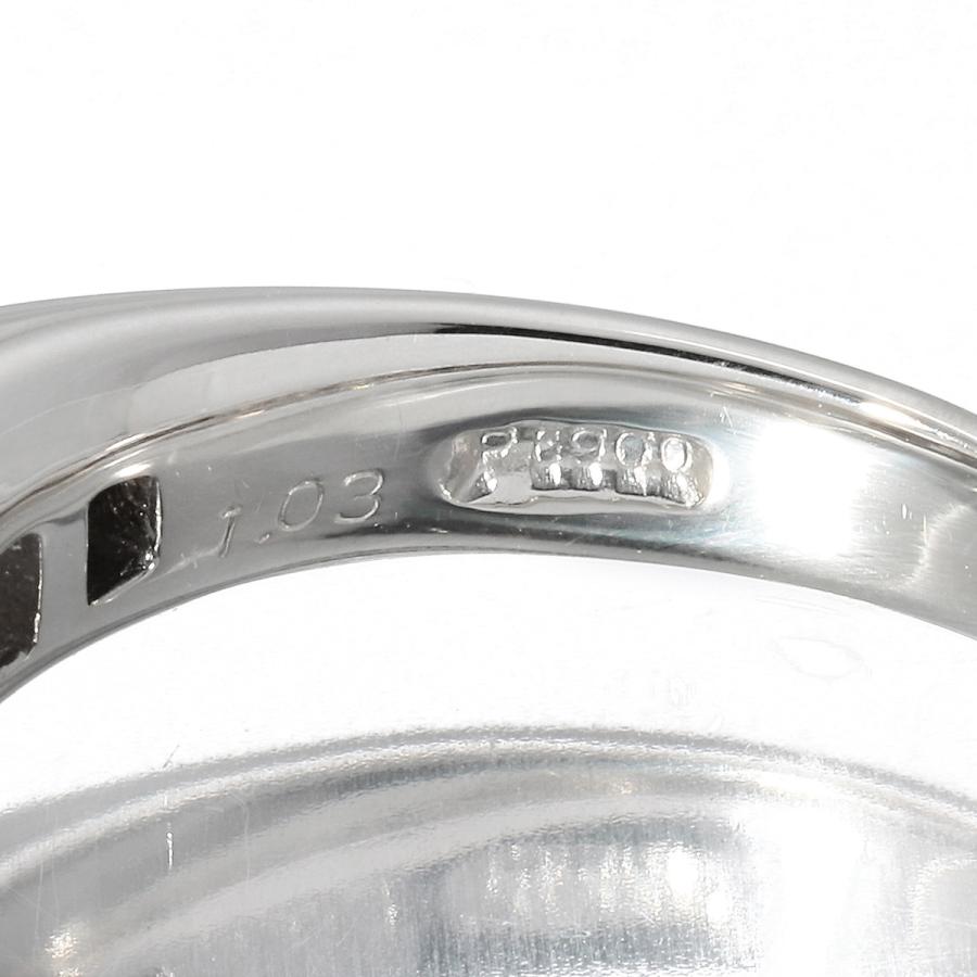リング 指輪 ダイヤモンド 1.03ct Pt900 17号 中古 プレラブド 返品OK  