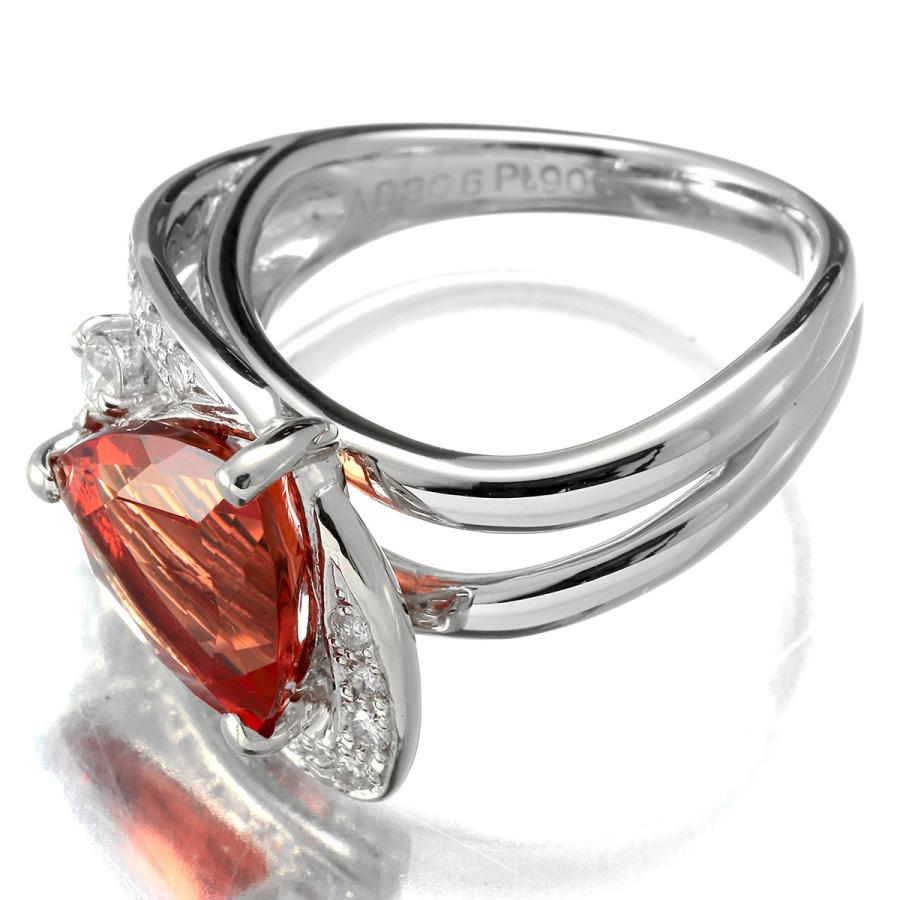 ボリュームデザイン リング 指輪 アンデシン 3.06ct ダイヤモンド 0.37 