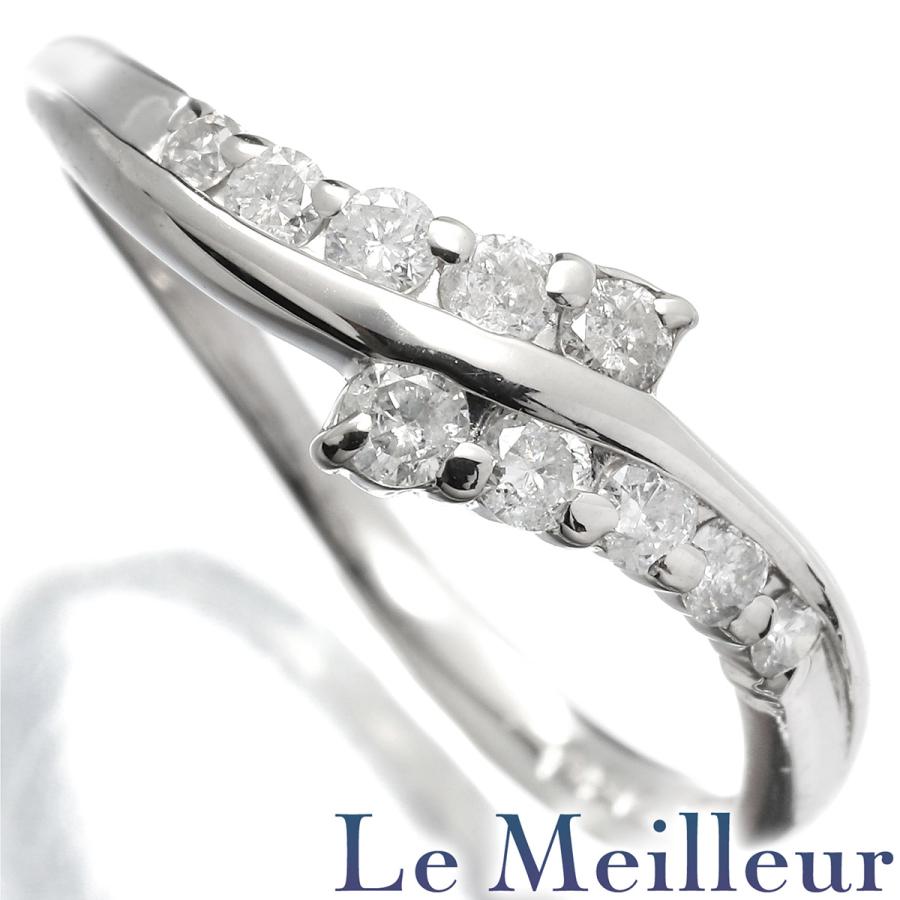 ダイヤモンド 0.3ct プラチナ Pt900 リング 10号 指輪 新品仕上