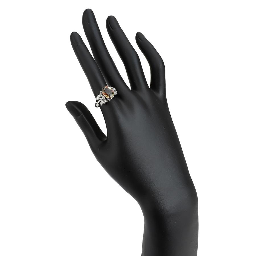 Pt900 ダイアモンド　リング　サイズ#13 リング 指輪 アンダルサイト 3.25ct ダイヤモンド Pt900 13号