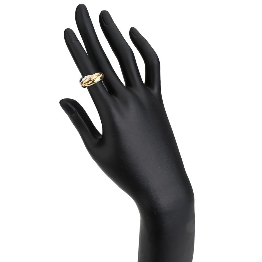 【新品•未使用•現行品•最終価格!!】カルティエ　トリニティ リング Cartier（カルティエ） トリニティ リング 指輪 750 7号 中古 返品OK