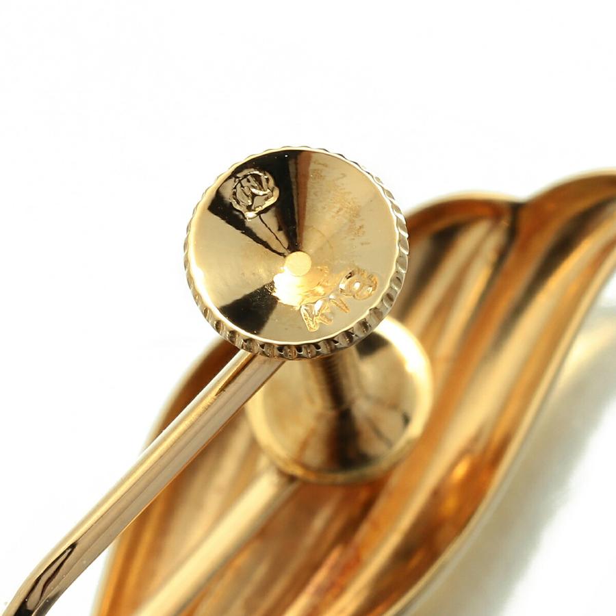 MIKIMOTO ミキモト パールイヤリング アコヤ真珠 7.5mm K18 中古